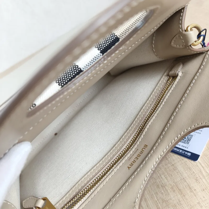 BURBERRY Crossbody Bag pocket bag Top Handle Crossbody Bag Taupe Canvas Mini 23 × 6 × 26.5 cm — detail view 7 of 13