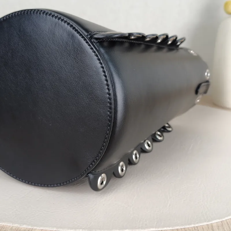 Miumiu Crossbody Baglogo Black Calfskin One Size15 × 15 × 21 cm — detail view 5 of 13