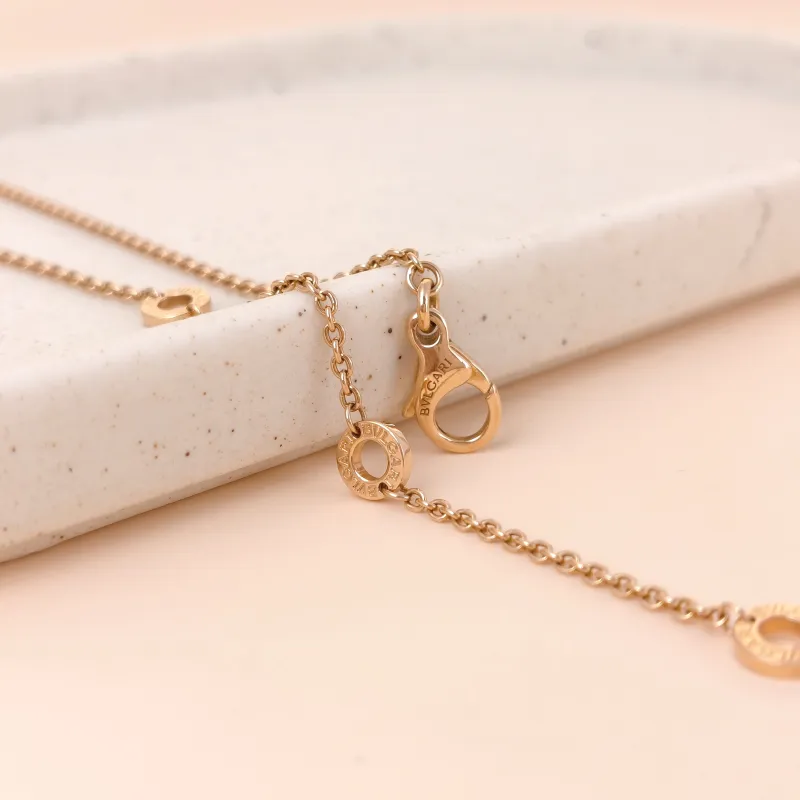 Bvlgari Necklace B.zero1 Rose Gold 18KR ose Gold Diamond One Size 48cm — cover view 5 of 9