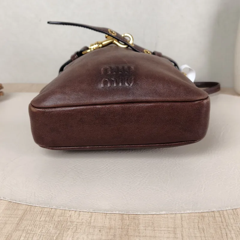 Miumiu Crossbody Bag Aventure Bucket Bag Lambskin Mini 17 × 4.5 × 19 cm — cover view 3 of 5