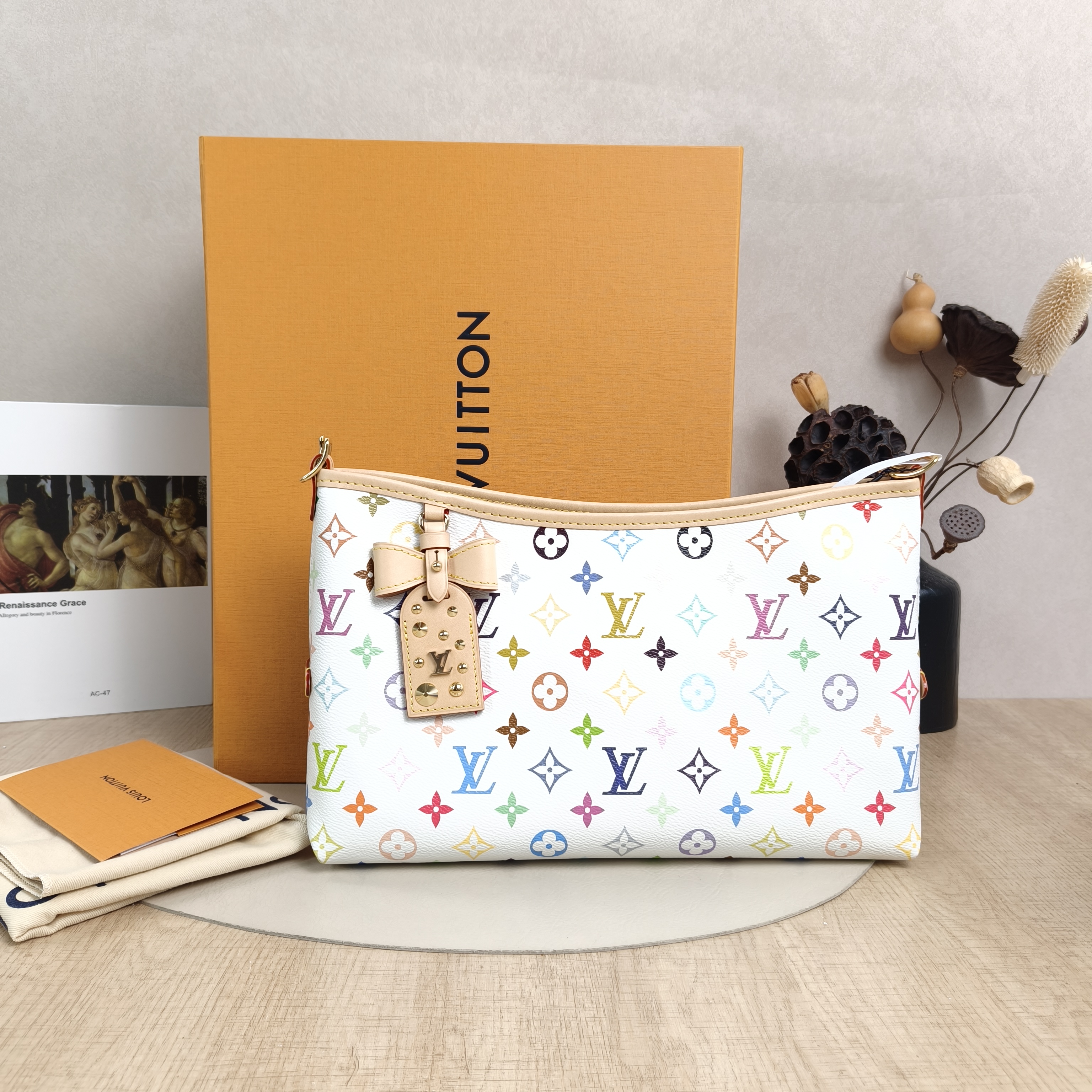 Louis Vuitton Shoulder Bag Carryall East West Multicolore PVC36 × 10 × 19 cm — cover view 2 of 6