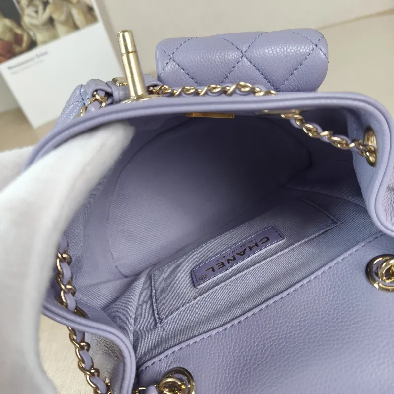 Chanel Backpack Duma Calfskin Small 16.5 × 10 × 17.5 cm — detail view 6 of 13