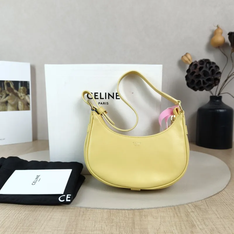 CELINE Shoulder Bag AVA Yellow Calfskinmini16 × 4 × 8.5 cm — cover view 6 of 6