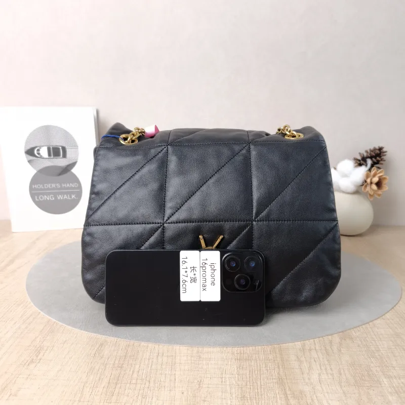 SAINT LAURENT Crossbody Bag Jamie 4.3 Chain Bag Black SL ambskin Medium 29 × 9.5 × 21 cm — cover view 2 of 5
