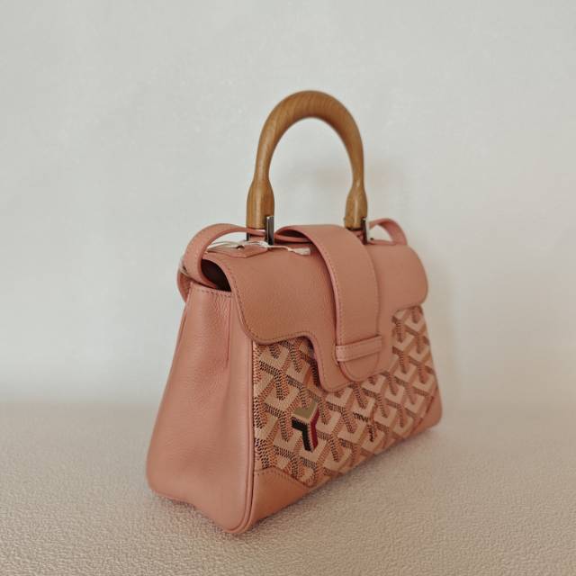 GOYARD Crossbody Bag Saïgon Pink PVC20 × 7.5 × 15 cm — cover view 3 of 4