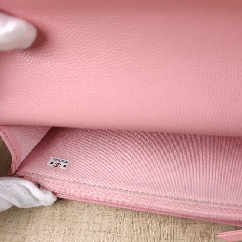 Chanel Crossbody Bag woc Pink Calfskin One Size17 × 4 × 10 cm — detail view 6 of 12