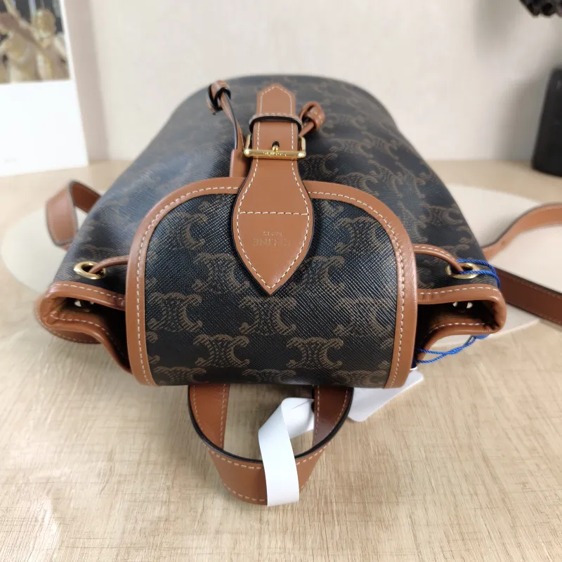 CELINE Backpack FOLCO Backpack Monogram PVC Mini 17 × 10 × 20 cm — detail view 7 of 10