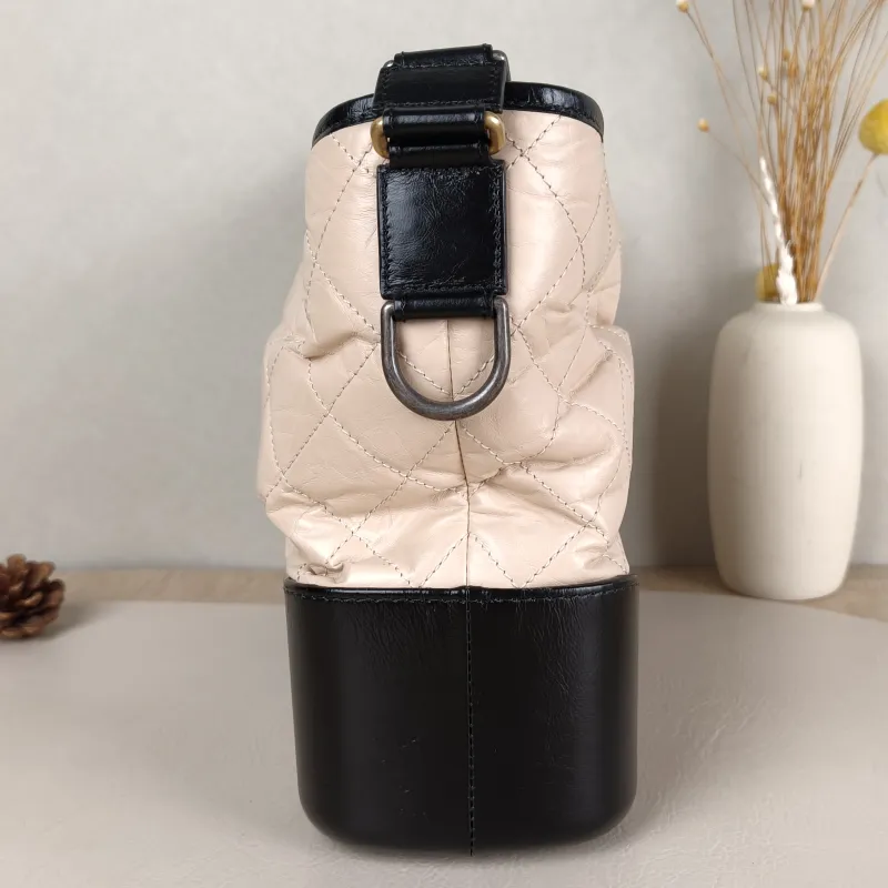 Chanel Crossbody Bag Gabrielle Gabrielle Bag Beige Black Large28 × 10 × 23 cm — detail view 3 of 13