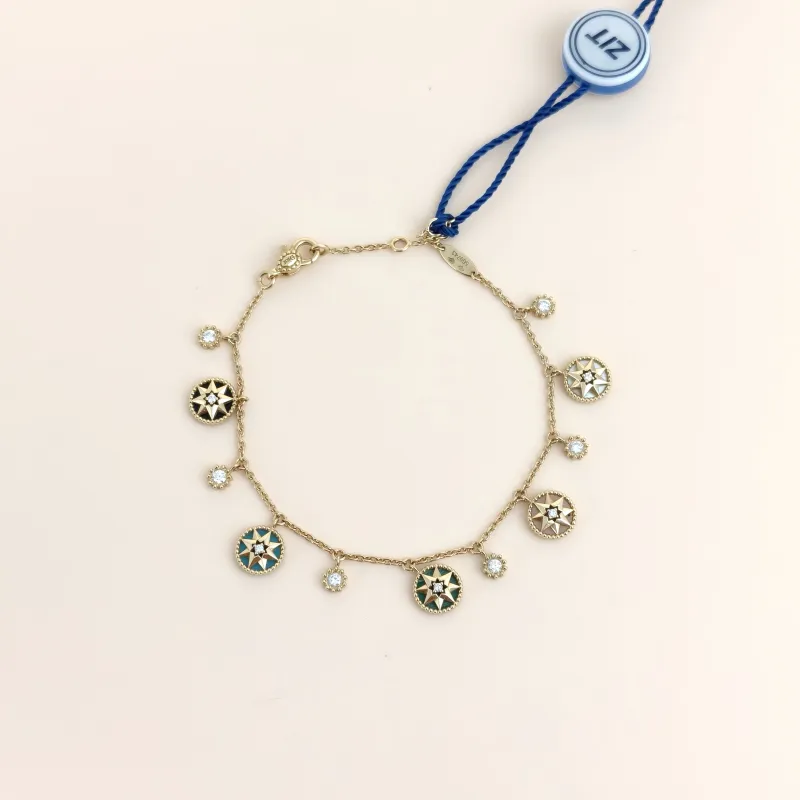 DIOR Bracelet Rose des Vents Bracelet · White Mother-of-Pearl · Malachite · · Pink