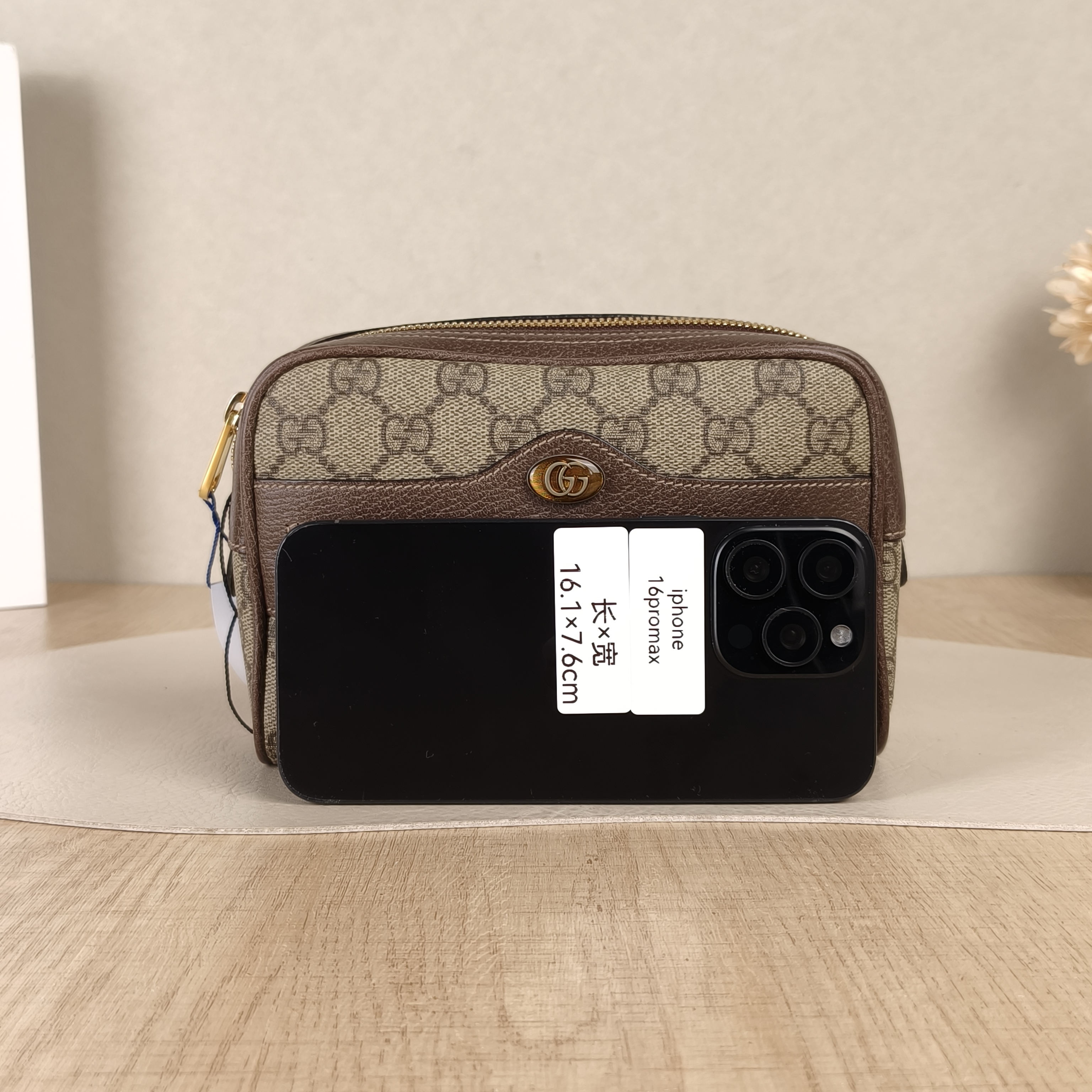 GUCCI Crossbody Bagophidia Belt Bag Monogram PV Cmini18 × 5.5 × 12 cm — cover view 2 of 5