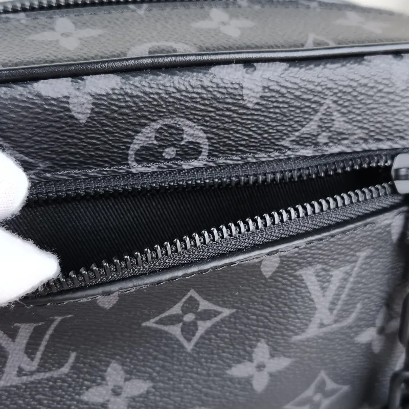 Louis Vuitton Crossbody Bag SOFT TRUNK Box Eclipse PVC Mini 18.5 × 8 × 13 cm — detail view 12 of 12