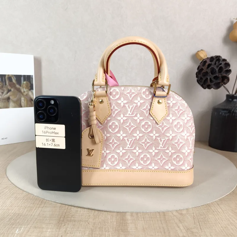 Louis Vuitton Top Handle Bag Alma BB Pink BB 23.5 × 11.5 × 17.5 cm — cover view 3 of 6