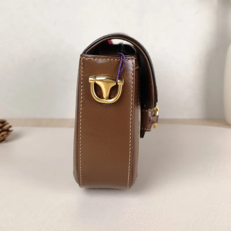GUCCI Crossbody Bag Horsebit 1955 Horsebit Small Monogram PVC Small 20.5 × 5 × 14.5 cm — detail view 6 of 12