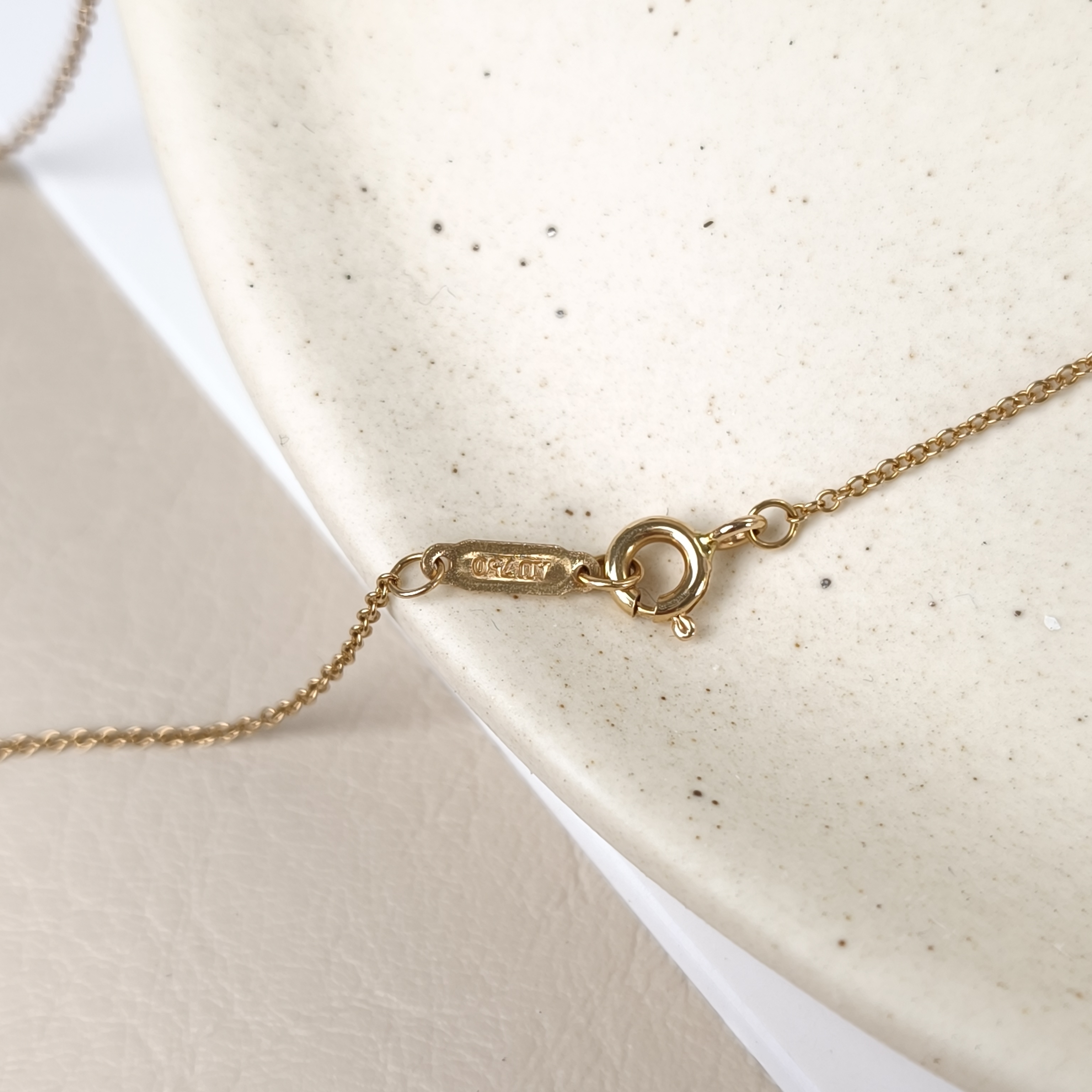 Tiffany&Co. Necklace Keys Collection Necklace Pendant Gold18k 18㎜ 40㎝ — cover view 2 of 11