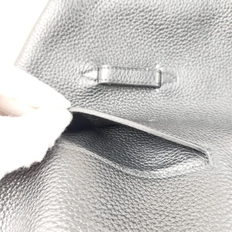 Hermès Shoulder Bag Alfred Messenger Bag Shoulder Bag Black TC Calfskin One Size 35 × 13 × 25 cm P — detail view 4 of 13