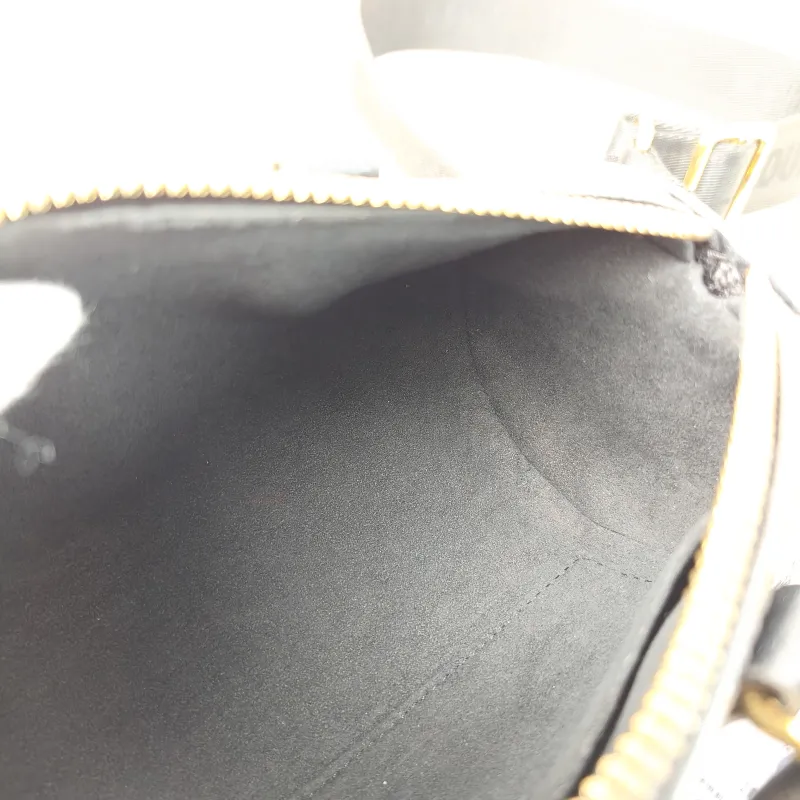Louis Vuitton Crossbody Bag Papillon Black · White Monogram Empreinte Embossed Calfskin BB 20 × 10 × 10 cm — detail view 8 of 11