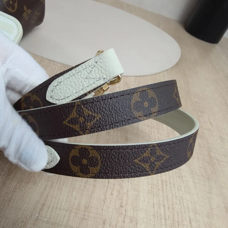 Louis Vuitton Crossbody Bag NEVERFULL INSIDE OUT BB Green PVC · Calfskin BB26.5 × 11 × 16.5 cm — detail view 5 of 15