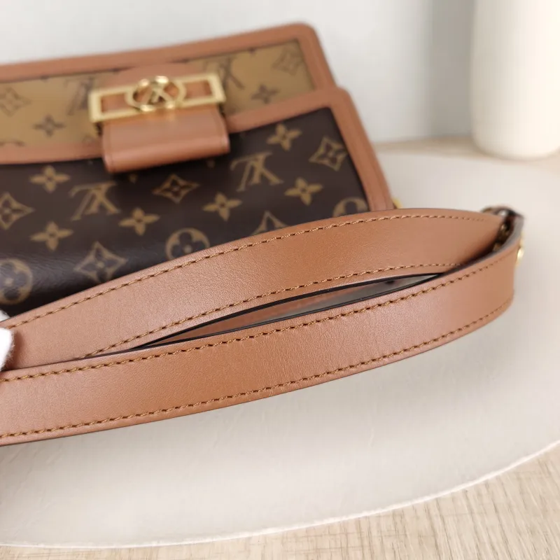 Louis Vuitton Crossbody Bag Dauphine Monogram PVC Mini 20 × 9 × 15 cm — detail view 10 of 12