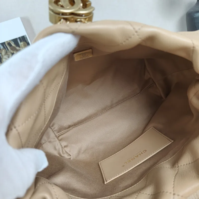 Chanel Crossbody Bag26c Taupe Calfskin One Size32 × 12 × 24 cm — detail view 4 of 10