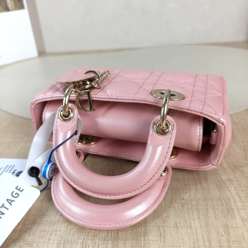 DIOR Crossbody Bag Lady D-Joy Lambskin Mini 16 × 5 × 9 cm — detail view 11 of 12