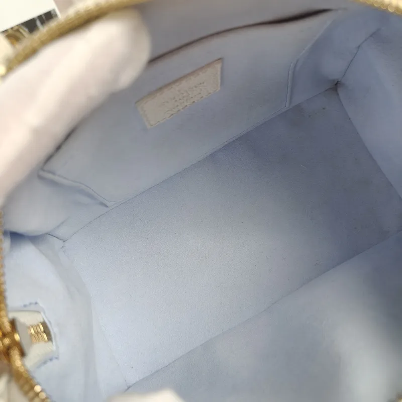 Louis Vuitton Crossbody Bag Speedy20 White · Blue Empreinte Embossed Calfskin Small 20.5 × 12 × 13.5 cm — detail view 9 of 13