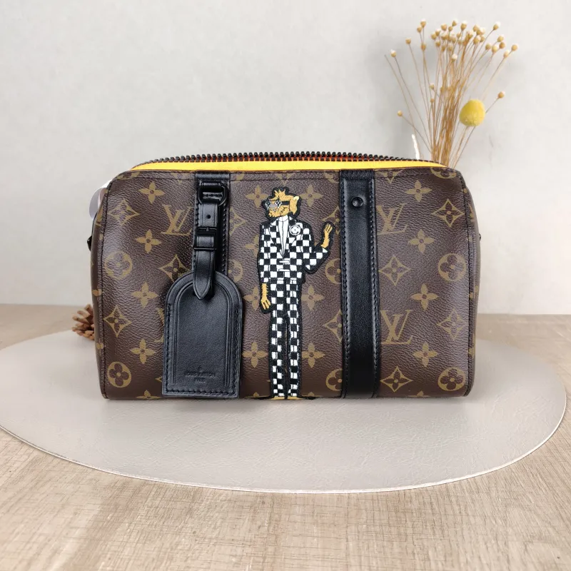 Louis Vuitton Crossbody Bag City Keepall Monogram PVC Medium27 × 13 × 17 cm