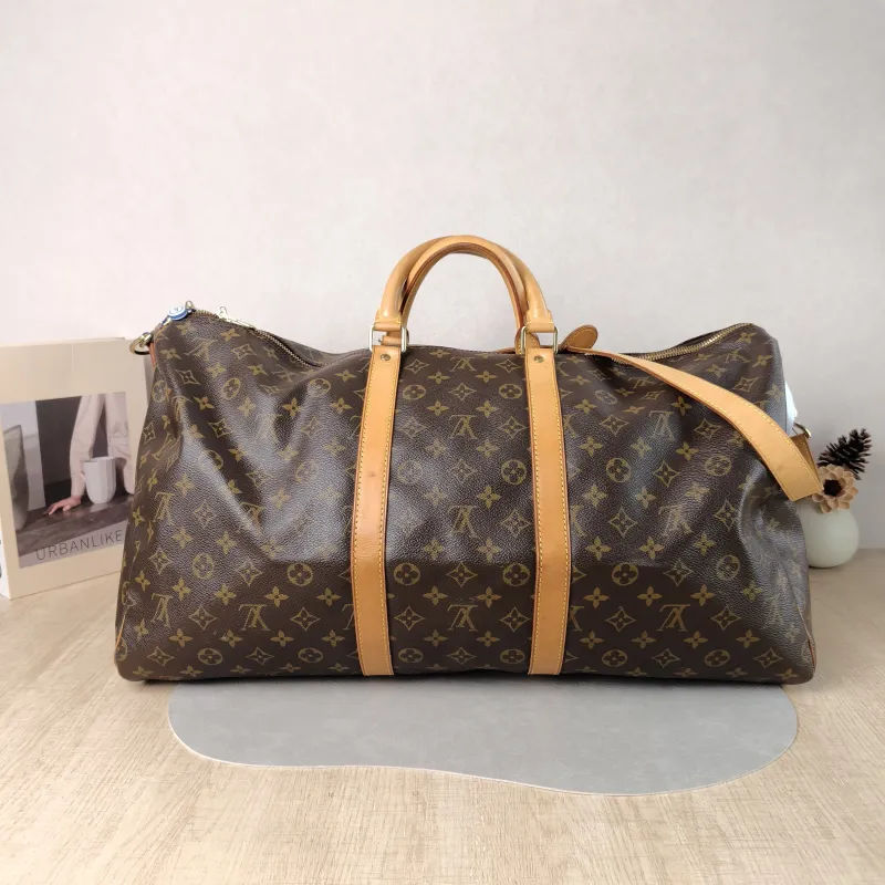 Louis Vuitton Crossbody Bag Keepall 55 Shoulder Strap Edition Monogram PVC One Size 55 × 26 × 31 cm — cover view 2 of 5