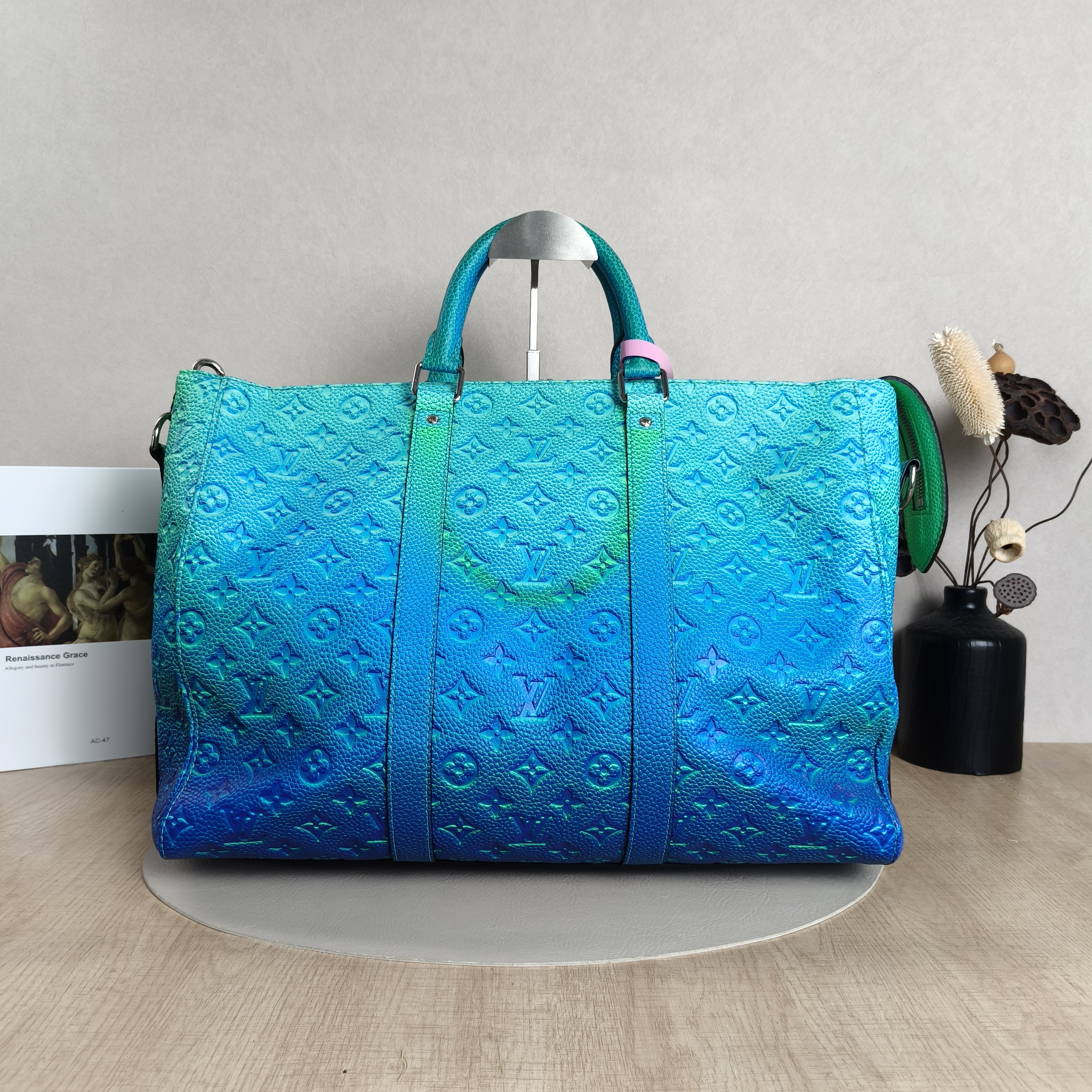 Louis Vuitton Top Handle Bag Keepall 45 Shoulder Strap Edition Calfskin One Size45 × 20 × 27 cm — cover view 2 of 4