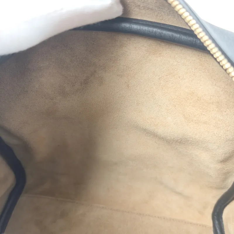 LOEWE Crossbody Bagamazona 19 Blue White Black Calfskin，Canvas Small19 × 11.5 × 18 cm — detail view 4 of 12