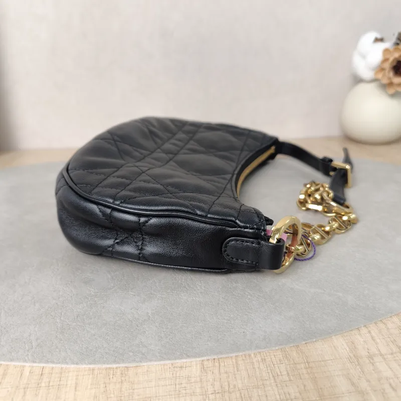 DIOR Shoulder Bag CD Lounge Black Lambskin One Size26 × 5.5 × 15 cm — detail view 2 of 10
