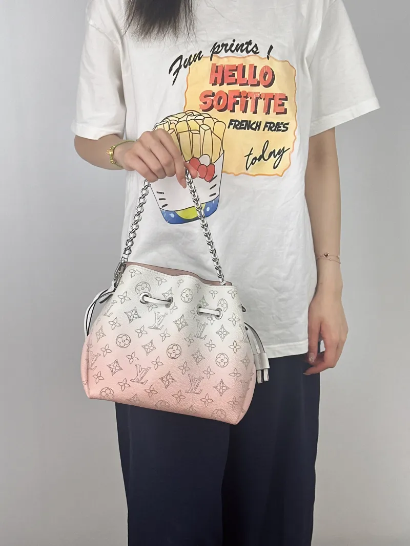 Louis Vuitton Crossbody Bag BELLA Calfskin One Size22 × 14 × 19 cm — on-model view 2 of 2