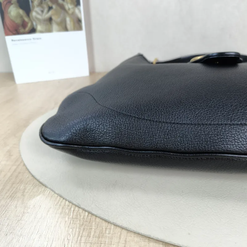 GUCCI Shoulder Bag Aphrodite Hobo Black Calfskin Medium 39 × 2 × 38 cm — detail view 4 of 12