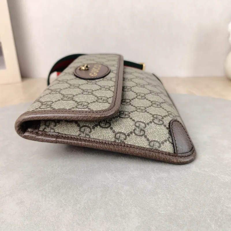 GUCCI Crossbody Bag Neo Vintage Belt Bag Monogram PVC Medium 24 × 4 × 17 cm — detail view 9 of 13