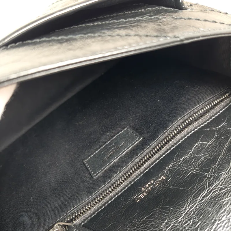 SAINT LAURENT Crossbody Bag Niki D Waxed Leather Calfskin Medium 28 × 8.5 × 20 cm — detail view 2 of 12