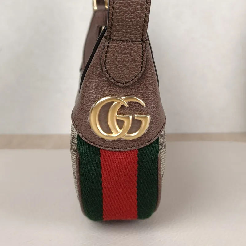 GUCCI Shoulder Bag Ophidia GG Monogram PVC Mini 20 × 5 × 15 cm — detail view 9 of 10