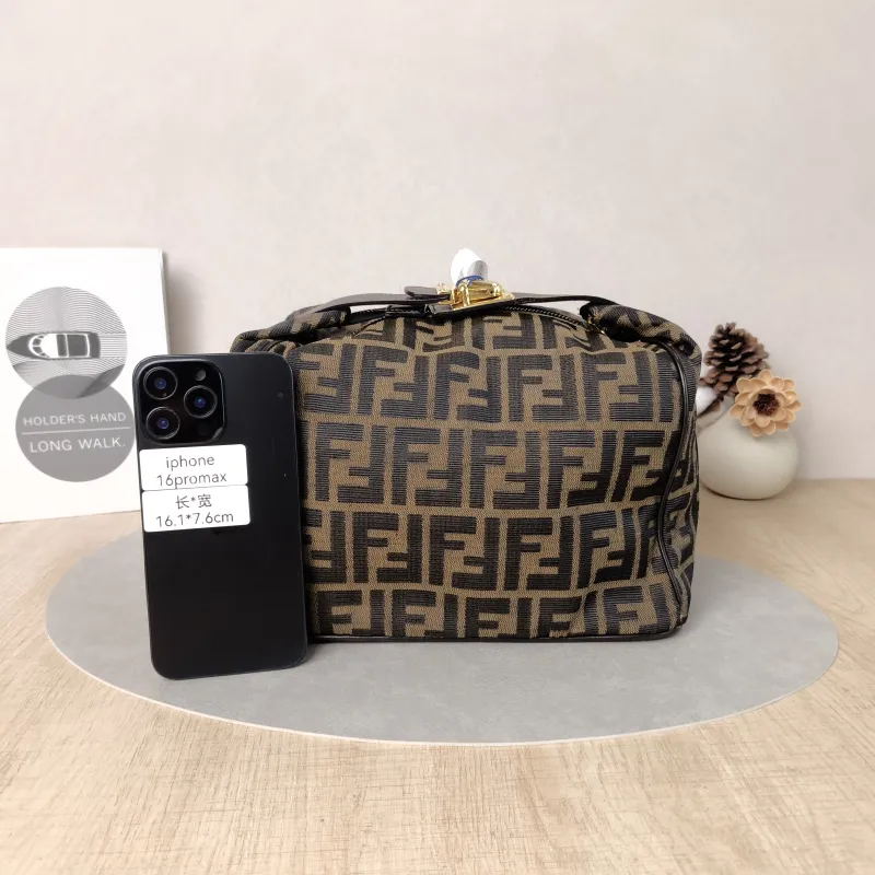 FENDI Top Handle Bag Top Handle Bag Monogram Canvas One Size26 × 6 × 21 cm — cover view 4 of 5