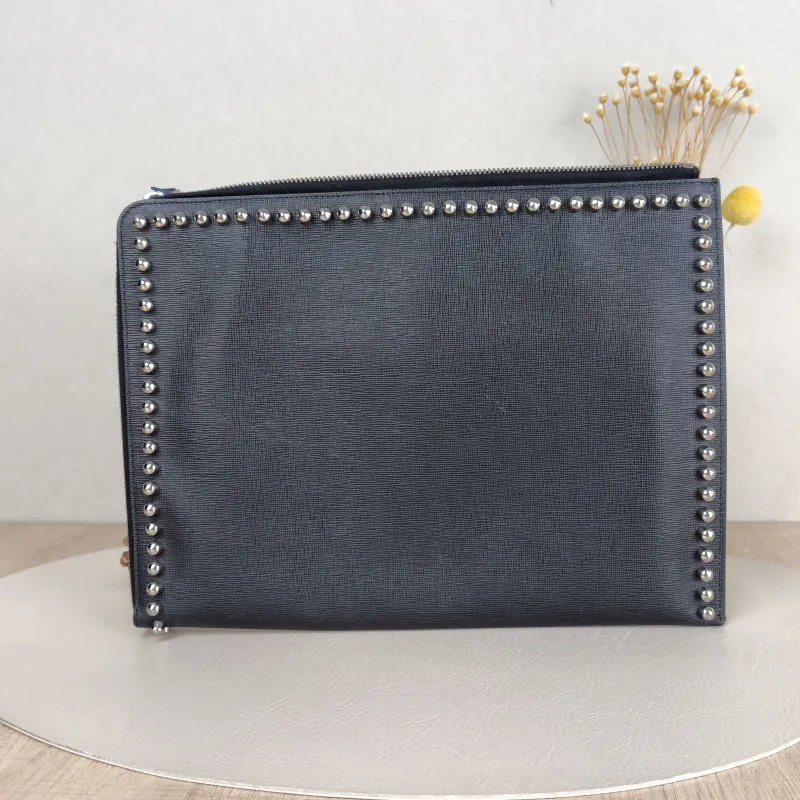 FENDI Clutch Clutch Black One Size30 × 2 × 22 cm — cover view 4 of 5