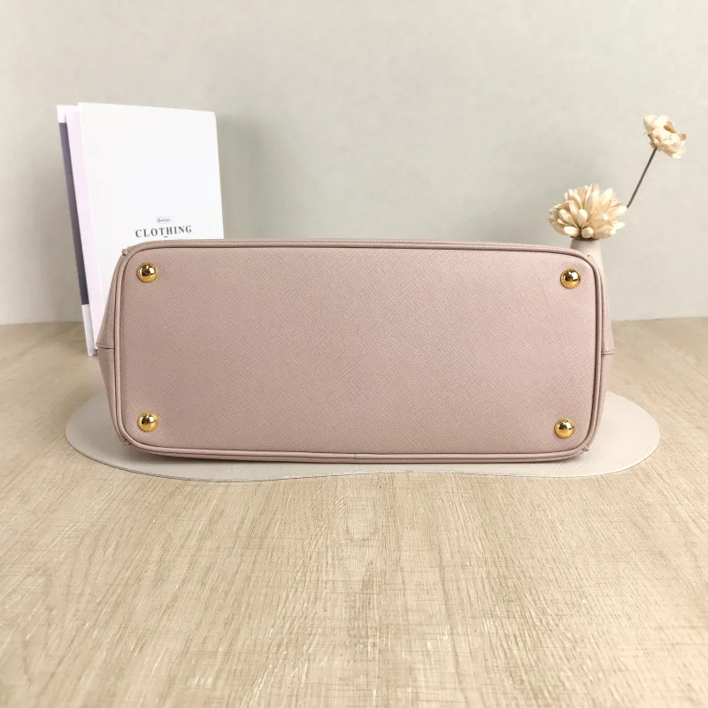 PRADA Top Handle Bag Galleria Galleria Bag Pink Calfskin One Size34 × 15 × 24 cm — cover view 2 of 5