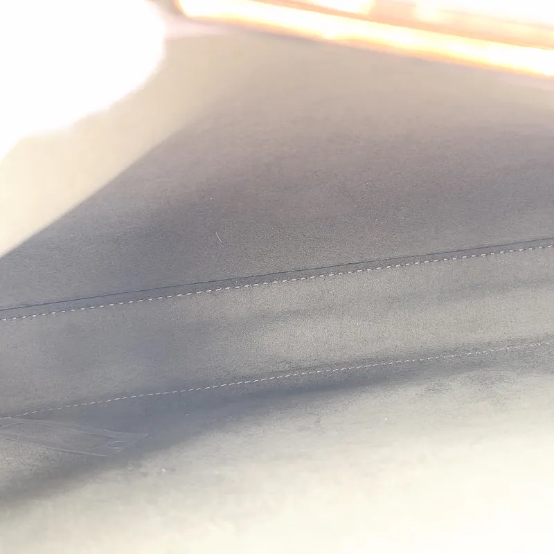FENDI Top Handle Bag Peekaboo IS ee U Grey Calfskin Medium 33.5 × 13 × 25.5 cm — detail view 6 of 12