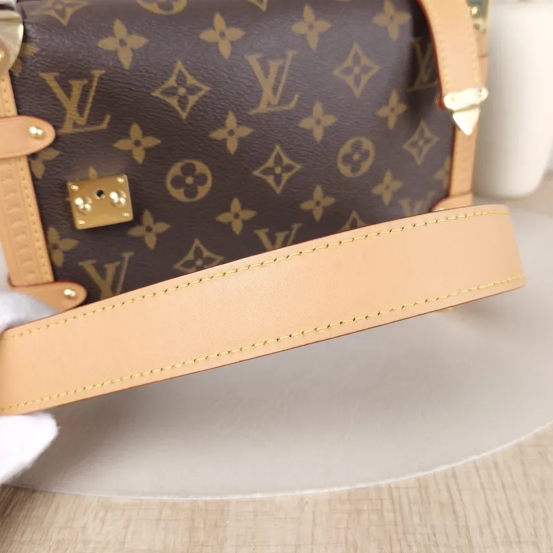 Louis Vuitton Crossbody Bag Side Trunk Box Monogram PVC Medium 23.5 × 8.5 × 16 cm — detail view 4 of 12