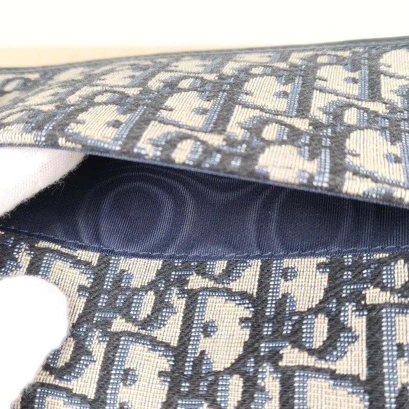 DIOR Crossbody Bag 30Montaigne Cigale Top Handle Crossbody Bag Blue Canvas One Size 20.5 × 5 × 11 cm — detail view 9 of 14