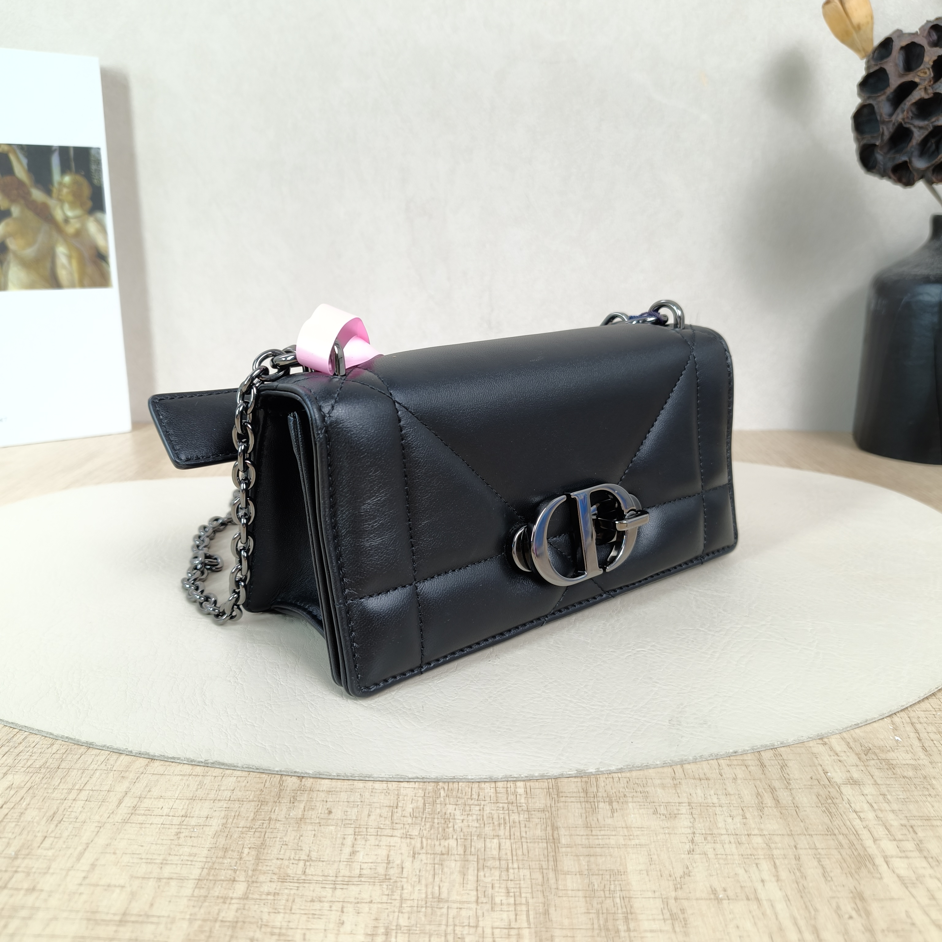 DIOR Crossbody Bag30Montaigne Black Lambskin One Size20 × 7 × 10.5 cm — cover view 4 of 5