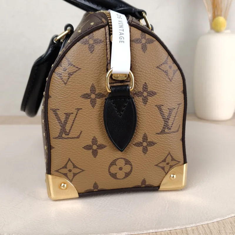 Louis Vuitton Crossbody Bag Speedy Trunk 20 Monogram PVC Small 20.5 × 11 × 13.5 cm — detail view 14 of 15