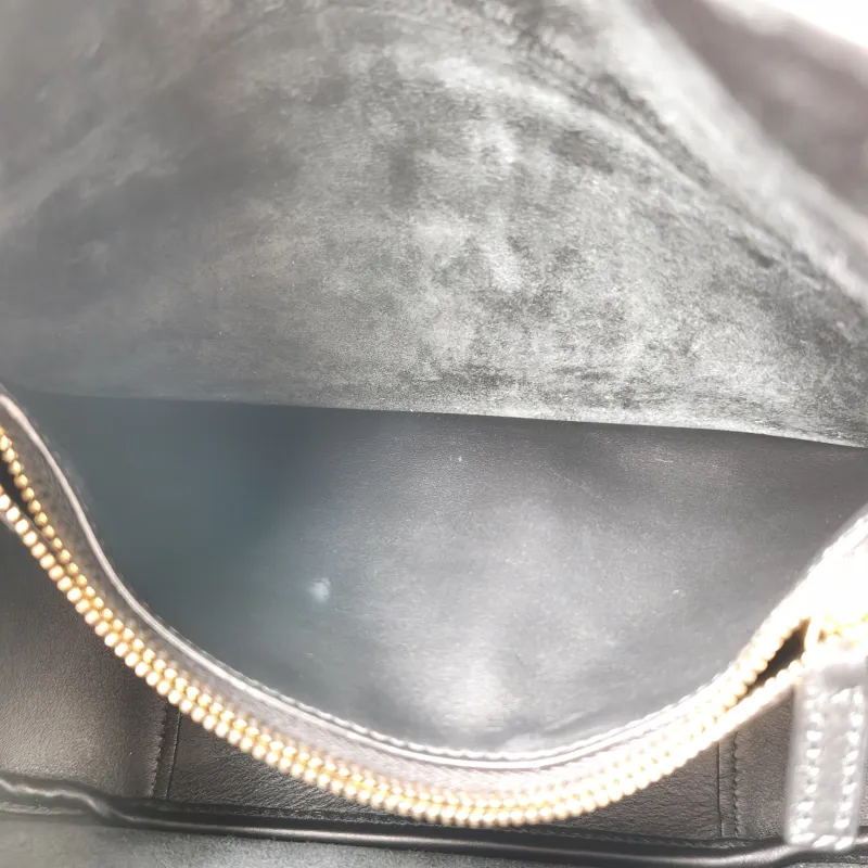 SAINT LAURENT Shoulder Bag LE 5 À 7 Hobo Black Calfskin Small 22 × 8.5 × 23 cm — detail view 8 of 9