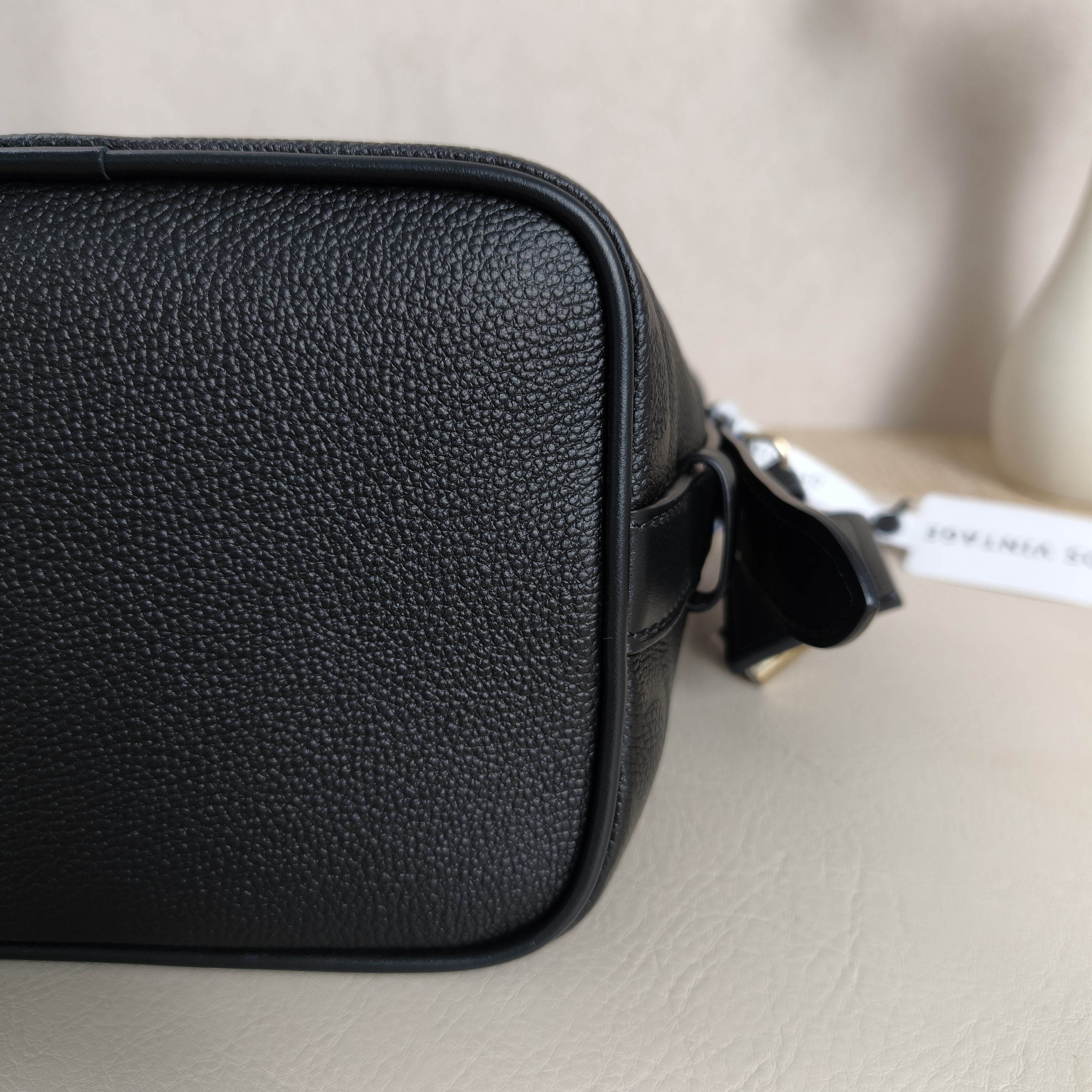 Louis Vuitton Top Handle Bag ALL IN BB Black Monogram Empreinte Embossed Calfskin BB18 × 12 × 16 cm — cover view 4 of 12