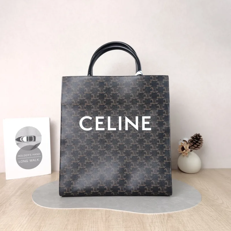 CELINE Crossbody Bag CABAS Monogram PVC Medium 31.5 × 5 × 35 cm