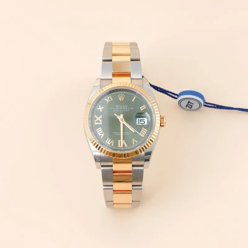 Rolex Watch Watch Green One Size 36