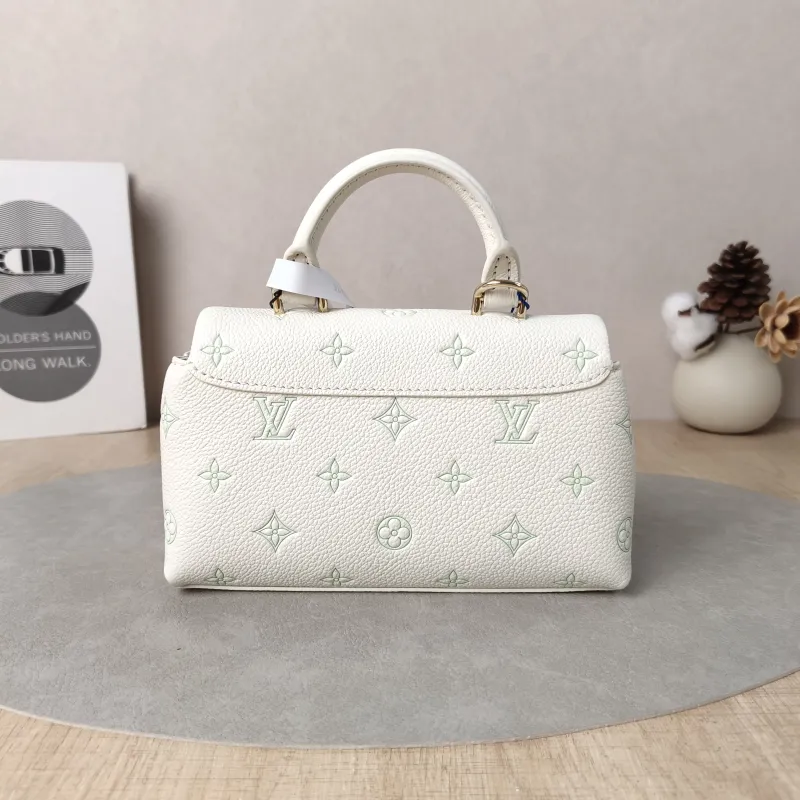 Louis Vuitton Crossbody Bag MADELEINE White · Green Calfskinnano21 × 6 × 12.5 cm — cover view 6 of 6