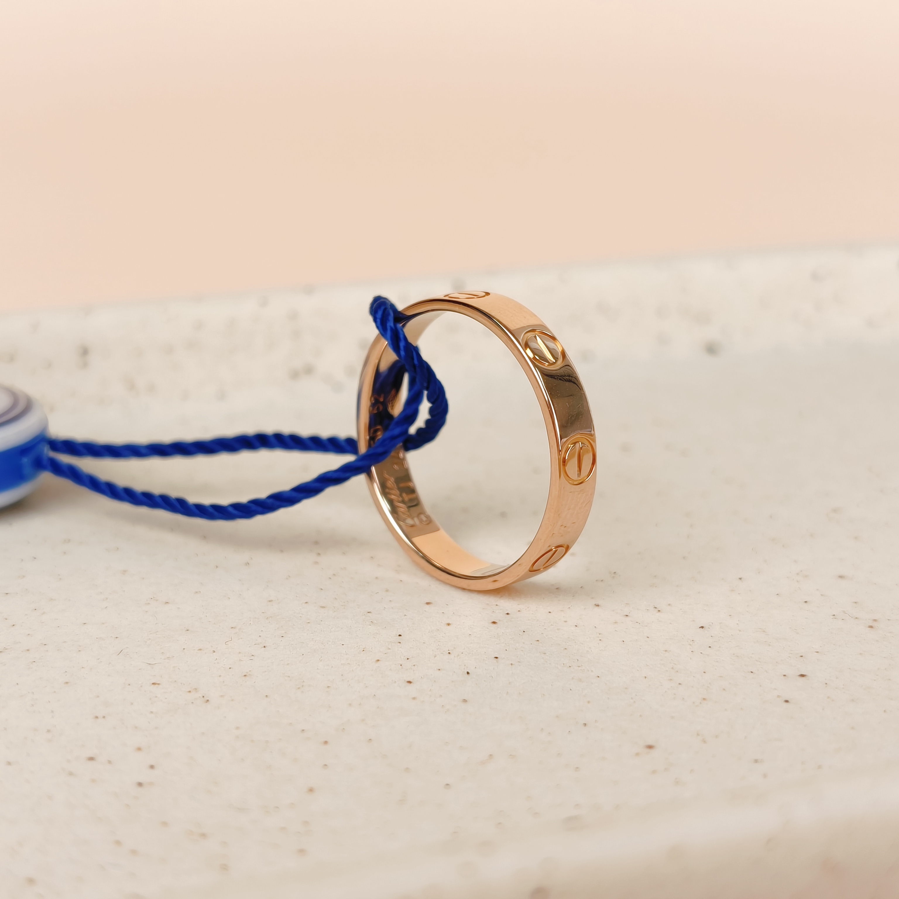 CARTIER Ring Love Rose Gold 18KR ose Gold Small 3.6 52 — cover view 6 of 9