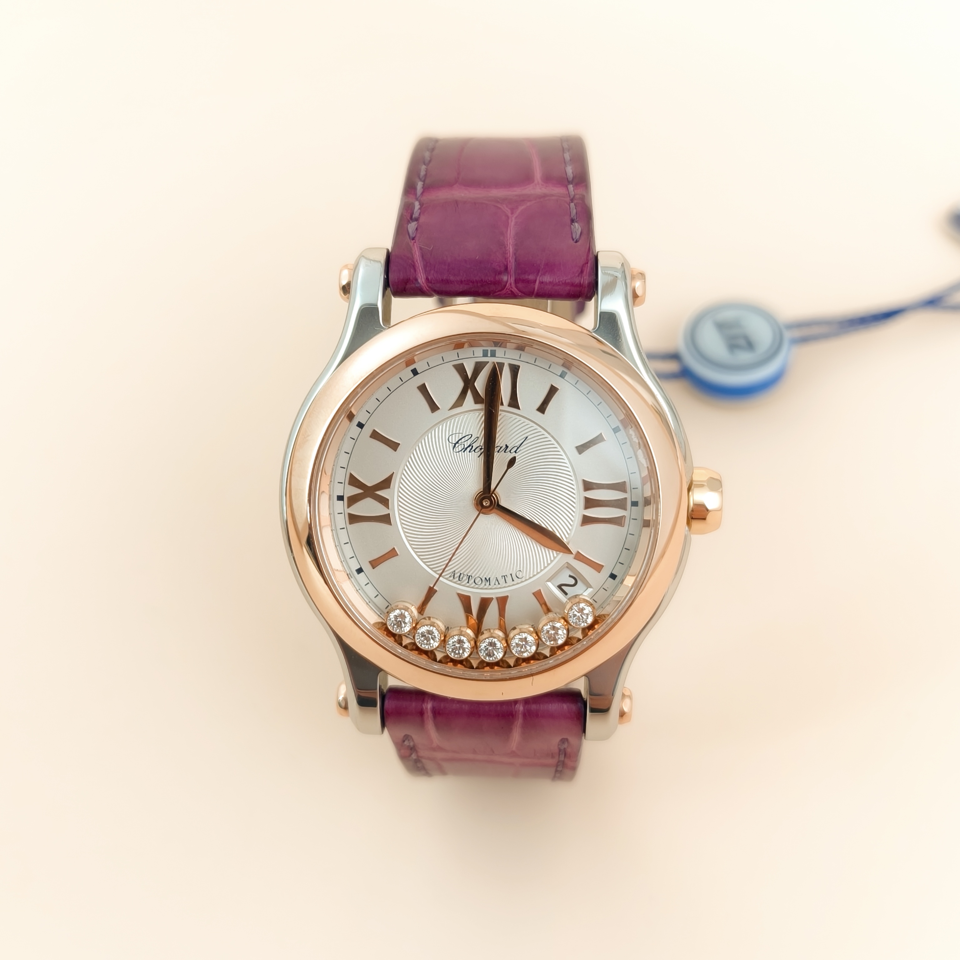 CHOPARD Watch Watch White18KR ose Gold One Size36mm